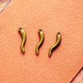 Vintage Double-Sided Chili Pepper Alloy Charm Pendant
