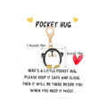 Pocket Hug Enamel Heart and Tulip Clip Charm on Message Card view 5