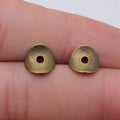 Irregular Wavy Disc Spacer Bead in 6 Metal Finishes for Jewelry Making view 4