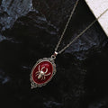 Gothic Oval Spider Cameo Keychain Necklace Earring 6 Styles view 3