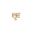 Butterfly Pearl Ear Cuffs In Six Silver And Gold Tone Styles view 5