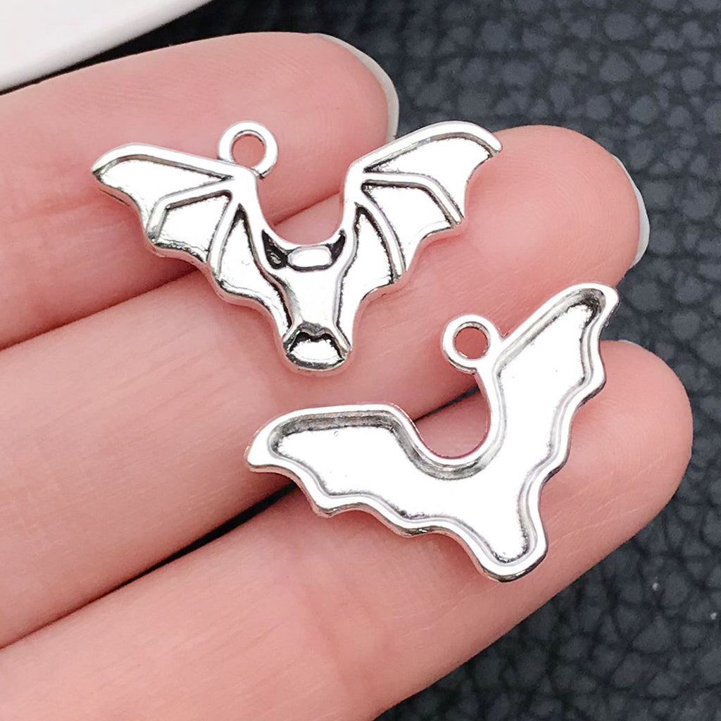 Enamel Zinc Alloy Halloween Skull Ghost Bat charm pendants for DIY bracelets necklaces keychains