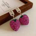 Mixed Fabric Resin And Metal Floral Earring Designs In Multiple Colors view 10