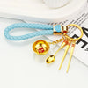 Sky-Blue-Strap Golden-Rice-Bowl