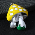 Enamel Mushroom Charm Pendant With Pearl Accent Multi Color view 7