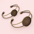 Round Tray Cuff Bracelet Blanks Jewelry Making Components view 8