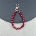 8mm Pearl Bead Wristlet Strap with Gold-Tone Swivel Clasp view 9