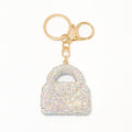 Rhinestone Mini Handbag Keychain AB Crystal Bag Charm view 5