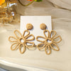 Khaki Yarn Daisies