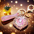 Moonstone Peony Flower Keychains in Five Colors plus Assorted Option view 7