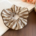 Oversized Fabric Stripe Scrunchie Hair Tie 3 Colors view 7