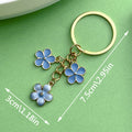 Rose, Sunflower and Blossom Charm Keychains in 23 Pictured Variations for Bags and Keys view 4