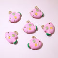 Colorful Enamel Puffer Fish Charms in Five Pictured Options view 6
