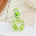 3D Acrylic Headphone Charm With Colorful Swivel Clasp view 9