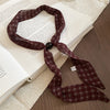 Burgundy Check