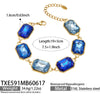 Gold Blue Bracelet