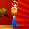 Royal-Blue Tassel-Cat