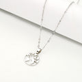Gold and Silver Tone Openwork World Map Pendant Necklaces view 3