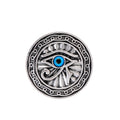 Gold Tone Eye Two Designs Metal Brooch Pin 3.9 cm for Jackets and Lapels view 6