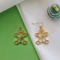 Christmas Dried Flower Resin Drop Earrings Gold Frames 19 Styles view 6