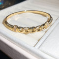 Pave Stone Metal Bangle Bracelets Six Gold Silver Styles view 1