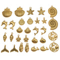 Gold-Tone Starfish Metal Charms with 15 Listed Options view 1