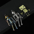Nut And Bolt Robot Charm Pendant Metal Alloy Four Styles view 1