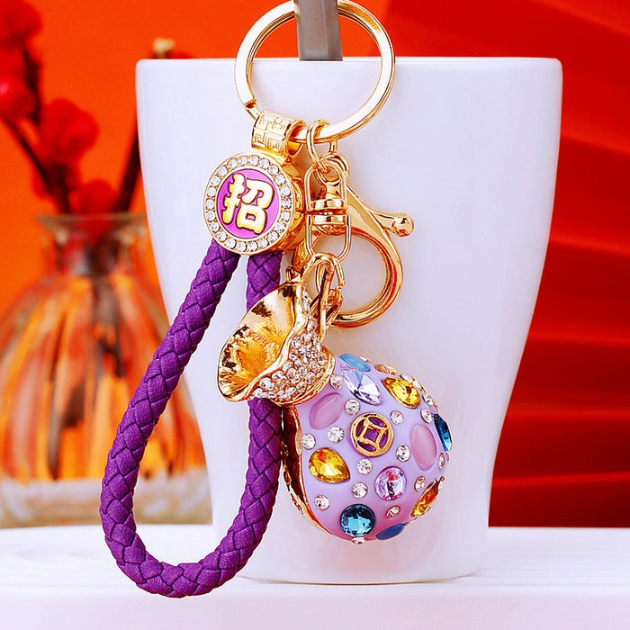 Chinese Fortune Pouch and Symbol Keychain Collection in Fifty Two Designs