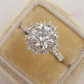 Two-Tone Angel with Wings in Wreath Metal Pendant Charm view 1