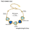 Mixed-Blue Gold Bracelet