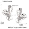 Silver Flower Studs