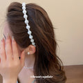 Acrylic Bubble Bead Headbands Large Small Alternating Band view 3