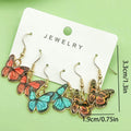 Metal Hook Earring Sets In Butterfly, Ribbon And Halloween Styles view 6