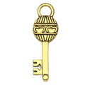 Antique Gold Tone Skeleton Key Charms in Twenty Designs view 6