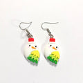 Miniature Christmas Character Resin Hook Earrings in Five Designs view 3