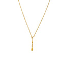 Gold Tone Pendant Necklace 10 Styles Teardrop Horse Cross view 5