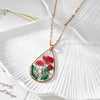 Red Flower Necklace