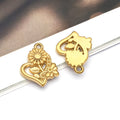 Gold-Tone Sunflower and Cherry Blossom Metal Charms with 10 Listed Options view 9