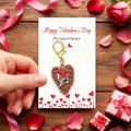 Red Leopard Love You Heart Rose Lobster Clasp Charm view 6