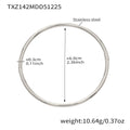 Heart Crystal and Geometric Bangle Collection in Two Metal Tones view 7