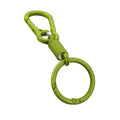 Coated Metal Carabiner and Spring Key Rings in Six Colors view 5