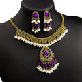 Nine Necklace and Earring Statement Jewelry Sets in Mixed Colors view 11