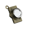 Antique Camera Charm Pendant Sweater Chain Finding Three Metal Finishes view 5