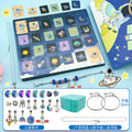 Blue DIY Bracelet Kit Metal Beads with 12 Listed Options view 6
