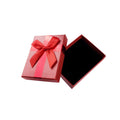 Rectangular Ribbon Bow Jewelry Gift Boxes Red And Black view 3