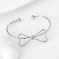 Gold and Silver Tone Open Wire Cuff Bracelets in Twelve Designs view 2