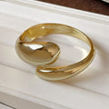 Seventeen Duplicate Gold Or Silver Ripple Faceted And Openwork Cuffs view 12