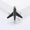 Silver Black Plane