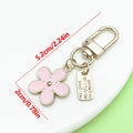 Rose, Sunflower and Flower Charm Keychains in 27 Pictured Variations for Bags and Keys view 12