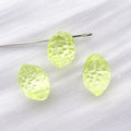 Lemon Shaped Acrylic Charms in Solid and Transparent Colors view 11